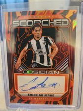 2025-26 Obsidian Soccer Erick Aguirre Scorched Auto /149