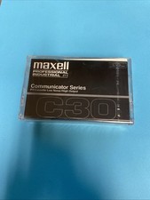NEW: Maxell C30 Cassette Tape Professional Communicator Series P/I Low Noise
