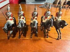 BRITAINS TOY SOLDIERS SET 1   SET OF FIVE LIFE GUARDS   L K 