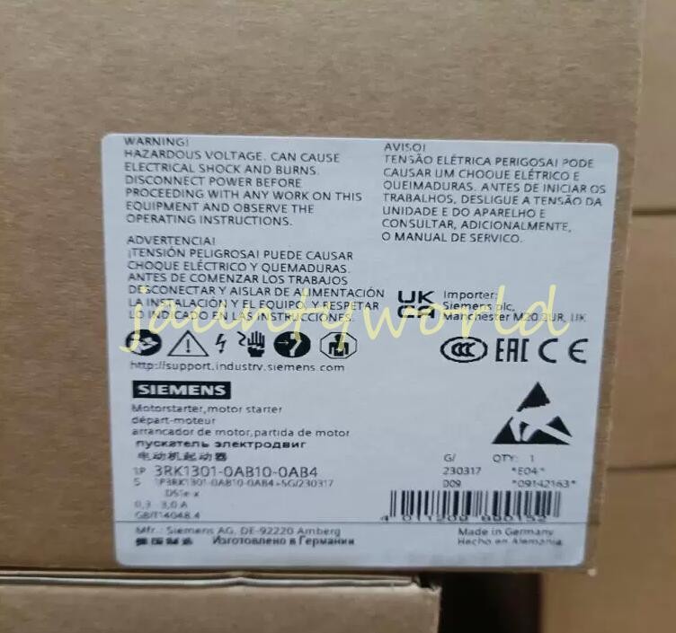 1PCS High Feature DOL Starter 3RK1301-0AB10-0AB4 NEW #F22