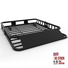 46 in x 36 in Universal Roof Rack Carrier Basket, 200 LBS Capacity Rooftop