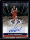 2025-26 Topps Chrome Kyshawn George Auto Autograph #TAU-KYG Wizards