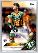 Carson Blair 2016 Topps Oakland Athletics #352 RC
