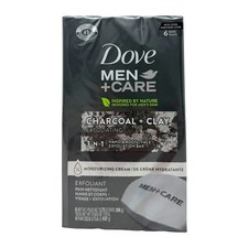 Dove Men+Care 3-In-1 Exfoliating Bar Soap, Ch...