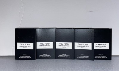 NEW STYLE 2025/ 5 X Tom Ford Ombre Leather PARFUM Sample Sprays .05oz, 1.5ml 
