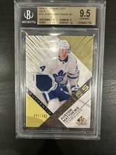 Auston Matthews 2016-17 SP Game Used Rookie Patch Gold #/399 BGS 9.5 With 10’s