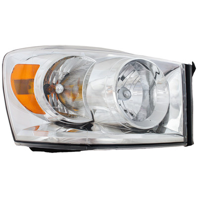 Fits DODGE FULL SIZE P/U 07-09 HEAD LAMP RH, Assembly, Halogen, All Cab Type