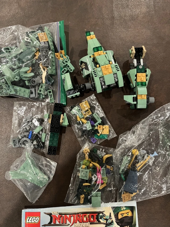 LEGO La LEGO Ninjago Película: Green Ninja Mech Dragon (70612) ¡PIEZAS Y Figuras! Foto 2 de 4