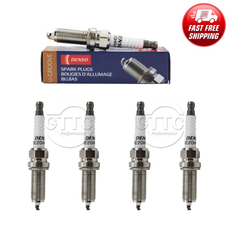 Genuine DENSO U-Groove Conventional Spark Plug 4PCS for Altima Rogue Versa L4
