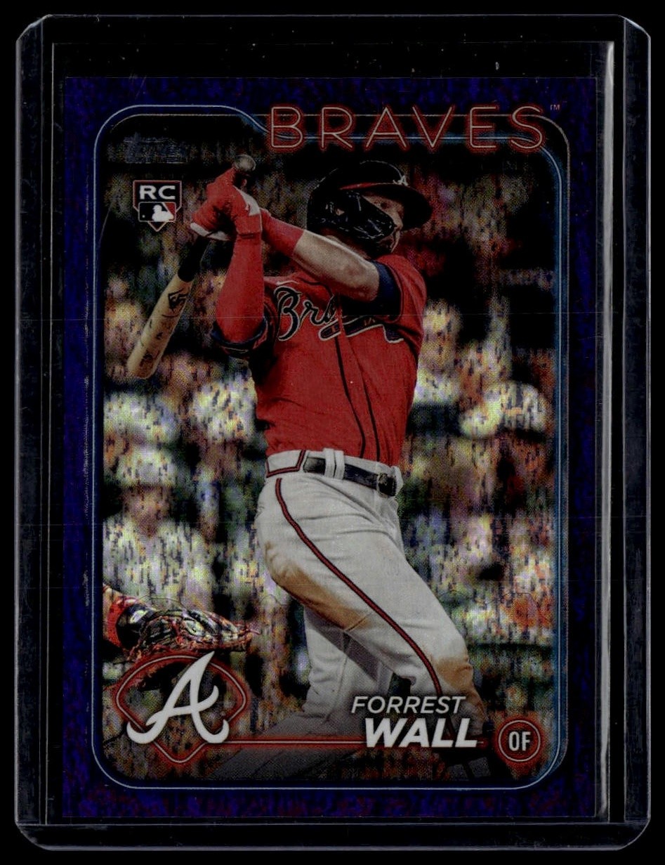 2024 Topps #391 Forrest Wall Purple Holofoil #/799