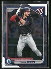 2024 Dylan Crews - #BDC-125 Chrome - Washington Nationals a42