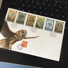 ISLE OF MAN 1997 OWLS SET of 6 UNADDRESSED FIRST DAY COVER