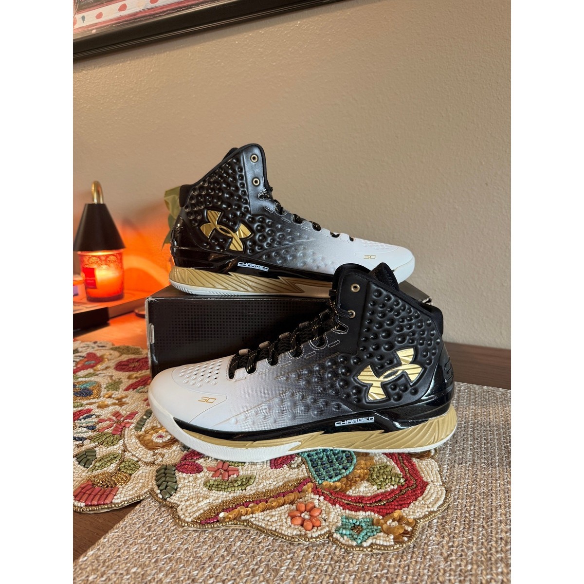 Mens Size 11.5 Under Armour Basketball Shoes Curry 1 MVP 2022 Multi 3026051-001 Under Armour Curry 1 “MVP” (2022) - ID: 3026051-001 - YouTube main image 2