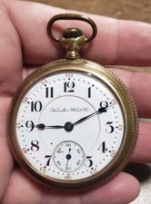 Vtg Hamilton 940 Pocketwatch 21j Size 18 Railroad Adjusted "Parts Or Repair"