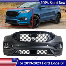 Front Bumper Cover Kit For 2019 2020 2021 2022 2023 Ford Edge ST Replacement