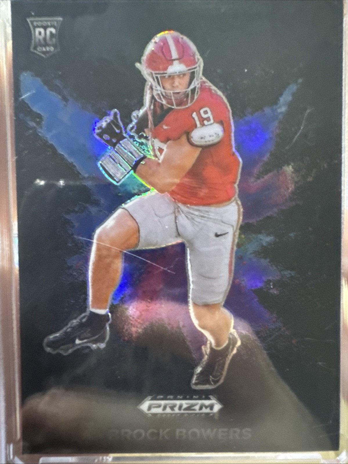 2024 Panini Prizm Draft Picks - Black Color Blast Brock Bowers #CB-10 (RC)