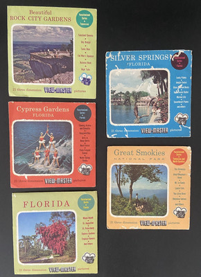 Vintage View-Master Vacationland 5 Complete Sets, 15 reels, 3-D