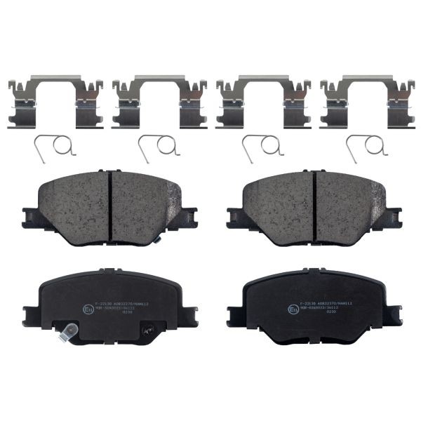 FEBI 116247 BRAKE PAD SET DISC BRAKE Front - Image 25
