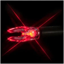 Nockturnal Fit Universal Size Red Lighted Nock 3-Pack