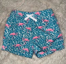 Chubbies Little Kids' Classic Swim Trunks Shorts Mini Mingos Flamingos Size 2T