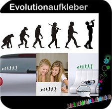 Trumpet wind instruments evolution wall sticker decal sticker w424