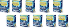 Dragon Shield Matte Blue Sleeves Display Case - Standard Size - 10 Packs - New!