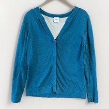 Cabi Women's Ever Cardigan Size Small Teal Style 3368 Snap Front
