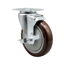 Hatco HPX041713830 5 Inch Replacement Caster with Brake   Service Caster Brand