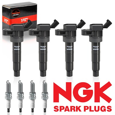 4pcs Ignition Coil Set For 27300-2G000 Kia Forte Optima Sorento Sportage 2.4L L4