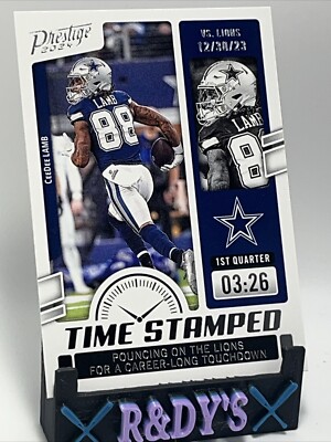 CeeDee Lamb - 2024 Panini Prestige #TS-CLB (TIME STAMPED) - Dallas