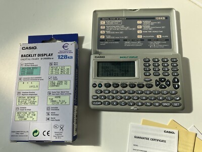 Casio SF 3900 Backlite - Organizer Datenbank Digital Diary Taschencomputer