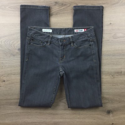 JAG Mid Rise Reg Fit Straight Leg Size Grey Women's Jeans