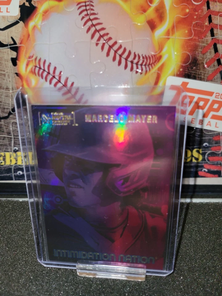 2022 Skybox Metal Universe Champions Intimidation Nation Marcelo Mayer #IN-4 - Image 2 of 3