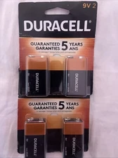 Duracell Coppertop 9V Battery - Pack of 2