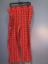 XL Mens Red Mickey Mouse Print Pants 40 x 31