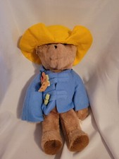 Vintage Paddington Bear Darkest Peru To London England 14" Plush Eden EUC