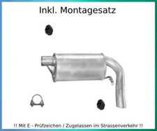 Endschalldämpfer für Ford Galaxy (WGR) 2.0 2.8 85/128KW Auspuff Montagesatz