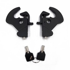 Black Detachable Locking Latch For Harley Tou...