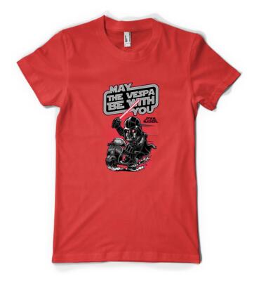 Möge die Vespa mit dir sein Darth Vader Star Wars personalisiert Unisex Kinder T-Shirt