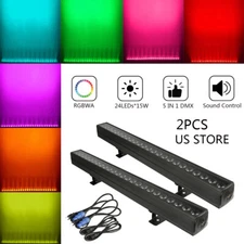 2x 270W Wall Wash Light Bar RGBWA LED DMX Stage DJ Party Lights Disco Beam Light