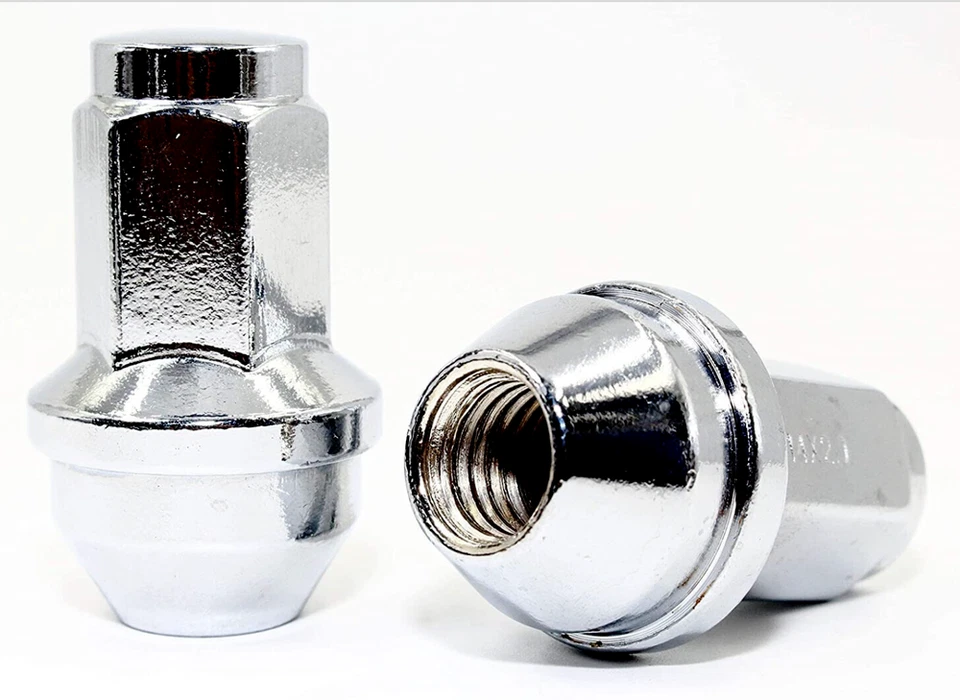 Комплект из 8 зажимных гаек Dorman для Lincoln Ford F-150 2001-14 от оригинального производителя сменные цельные хромированные - Изображение 3 из 4