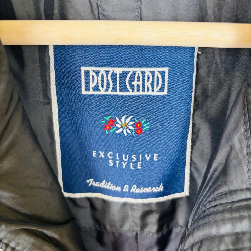 Chaleco Acolchado Tarjeta Postal Cremallera Completa Acolchado Chaqueta Sin Mangas Negro Talla 8 Foto 3 de 4