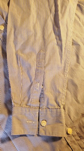 VTG Polo Ralph Lauren Casual Dress Shirt Mens LG single stitch - Picture 5 of 7