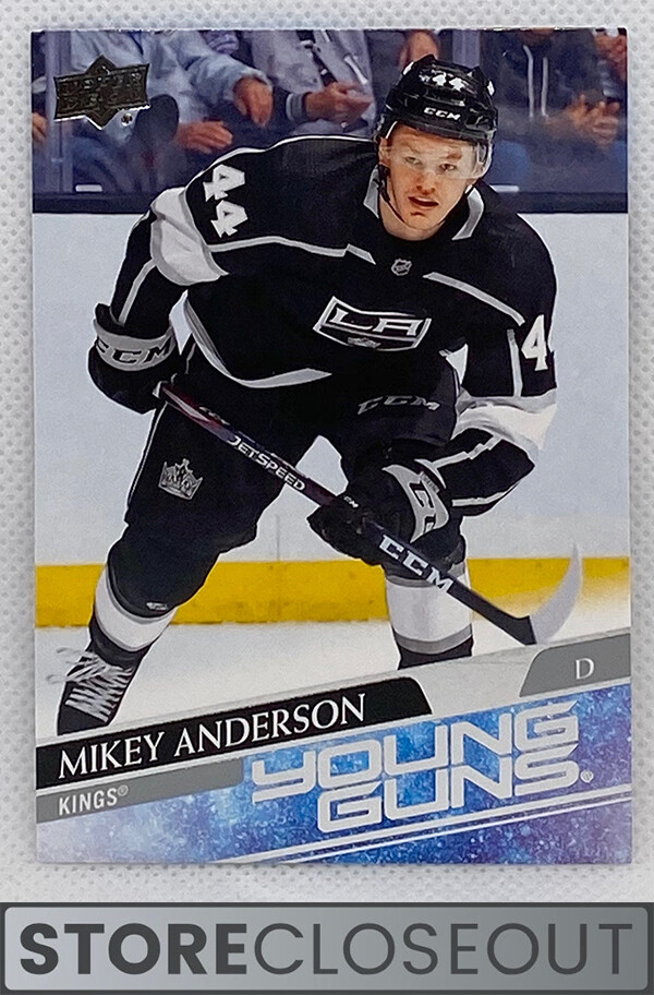 2020-21 Upper Deck #233 Mikey Anderson Rookie Young Guns RC Los Angeles Kings
