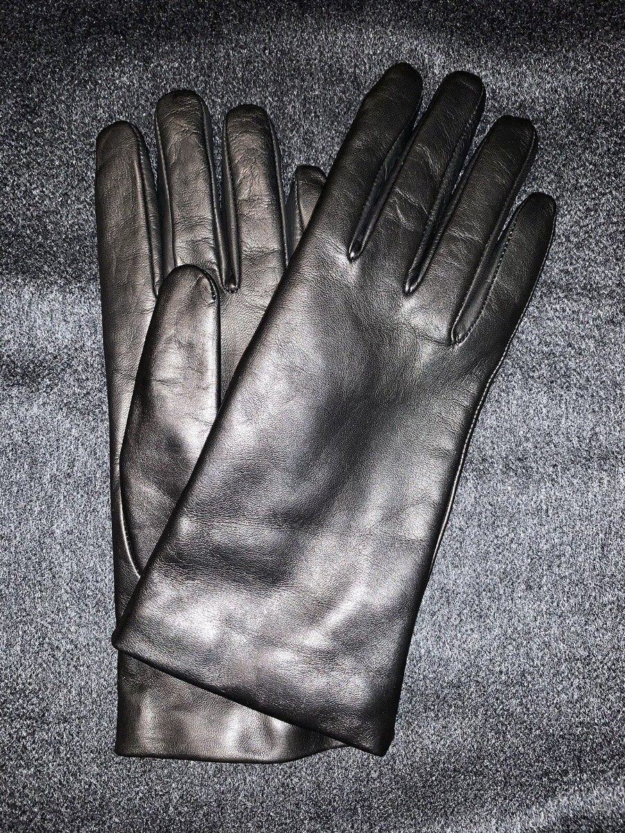 Banana Republic x GLO-WE NANCY CASHMERE LINED Dress Leather Gloves