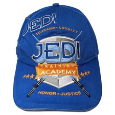 Jedi Training Academy Strapback Hat Blue Youth One Size Star Wars