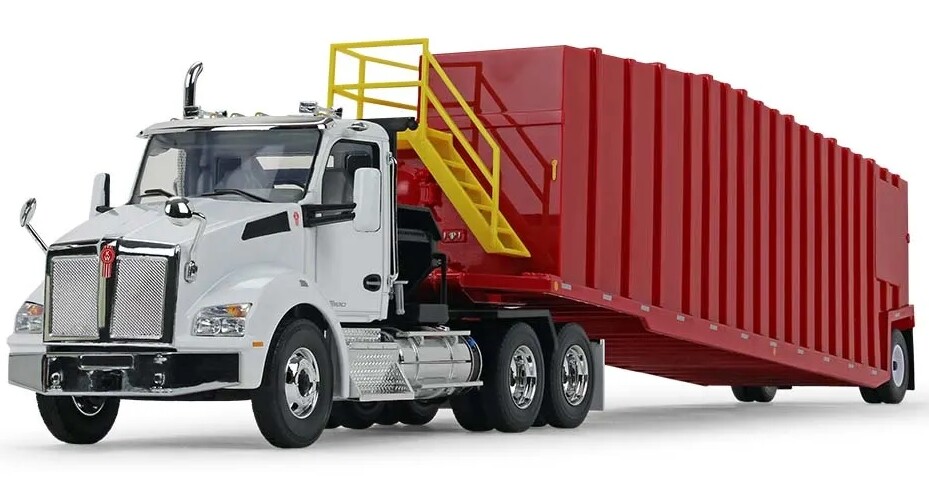 1:34 FIRST GEAR *WHITE & RED* Kenworth T880 w/Pinnacle Frac Tank