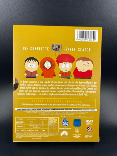 South Park - Staffel 5 - Komplette Season - DVD NEU - Bild 2 von 2