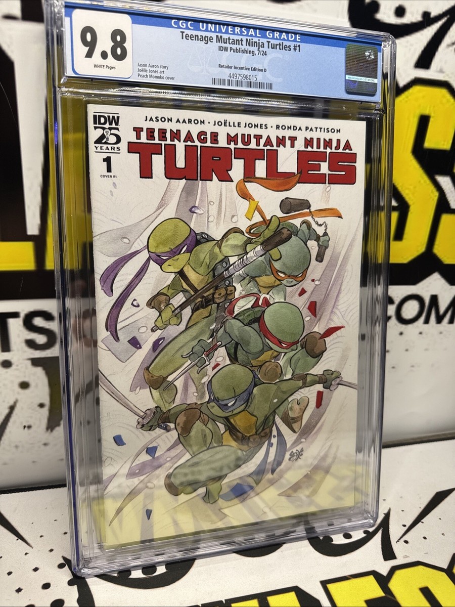 TEENAGE MUTANT NINJA TURTLES #1 1:100 Peach Momoko Ratio