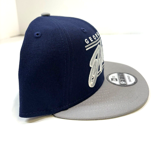 Georgetown Hoyas NCAA NE Teamscript Snapback Hat~Blue/Gray - Picture 3 of 5